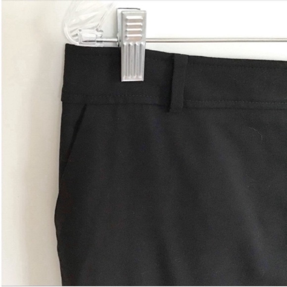 Reiss Antonia skirt black wool blend pencil belt loops - Picture 3 of 7